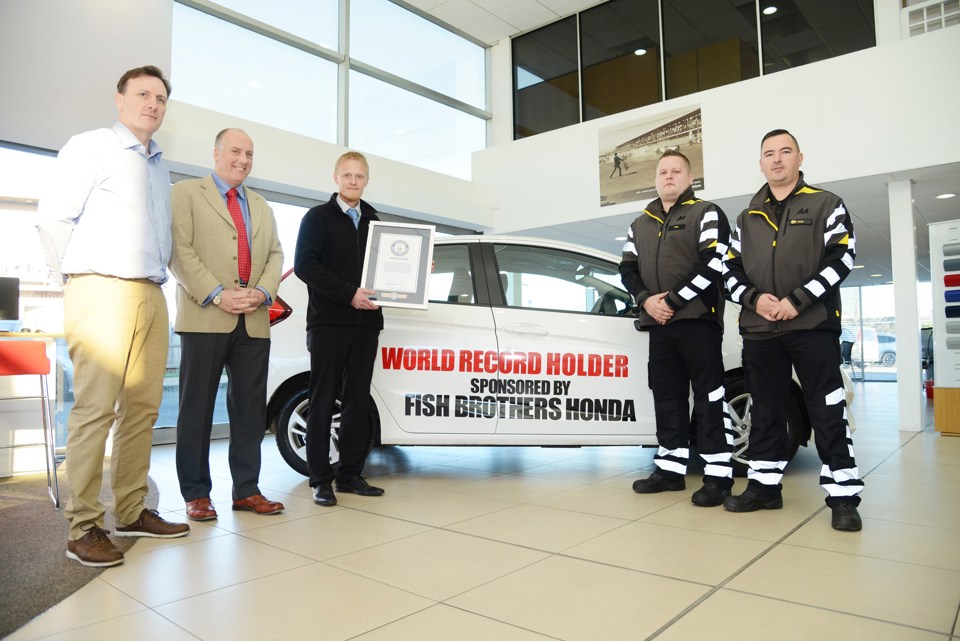 Petrol Honda Jazz sets new world record for fuel economy, Honda Jazz fuel economy.