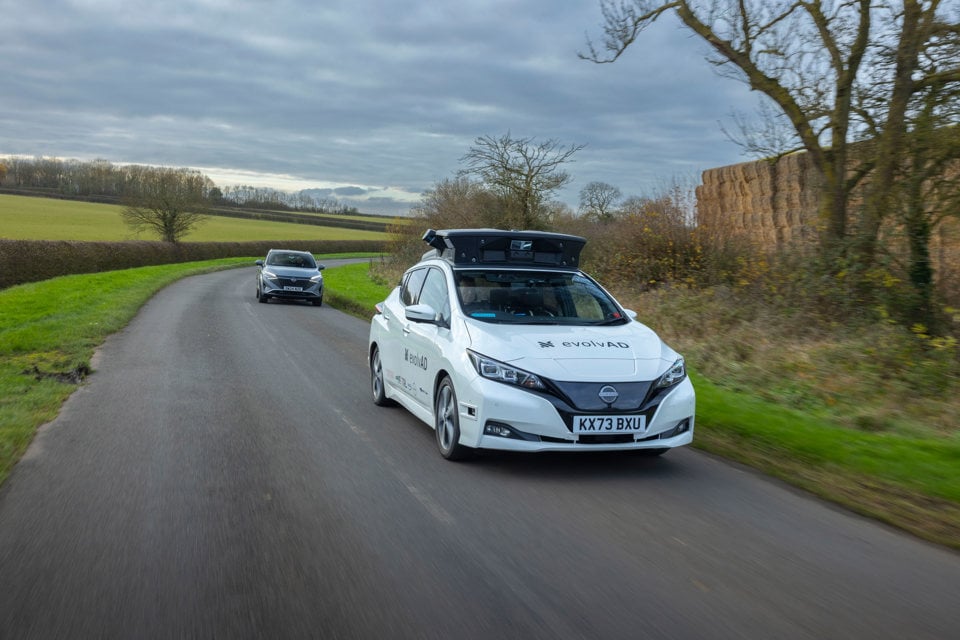 Nissan evolvAD autonomous driving project