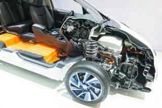 Nissan Leaf cutaway