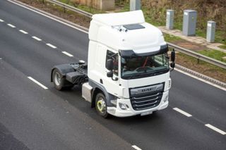 Operation Tramline unmarked HGV on motorway