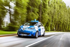 Groupe Renault Zoe autonomous vehicle trial