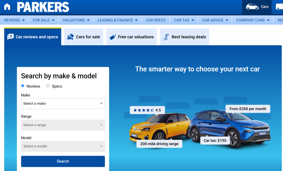 parkers website