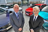 RAC business roadside managing director Phil Ryan and Groupe PSA parts and service director Richard Dyson 