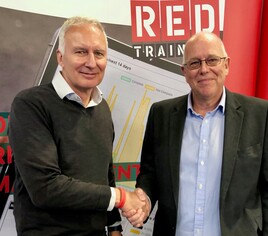 Ian McIntosh, CEO, RED Driver Training and Peter Golding, managing director, FleetCheck.