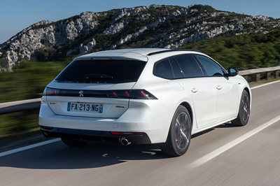 The Peugeot 508 SW estate car