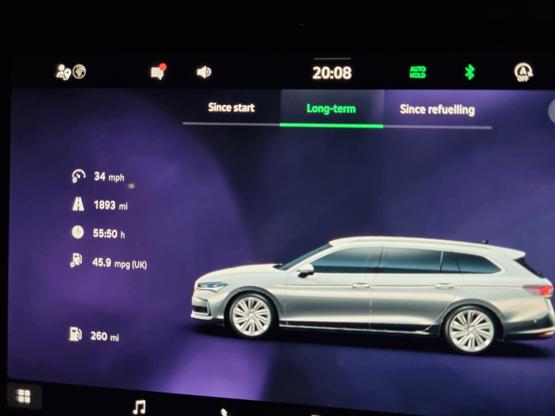 Skoda Superb 1.5 TSI economy