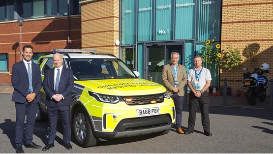 Colin Stevenson and Nick Harris from Highways England are joined by Gary Tucker and Paul Jarratt from the Network Training Partnership ahead of the launch of the Smart Motorways Awareness for the Roadside Rescue and Recovery Industry (CPC Course) 