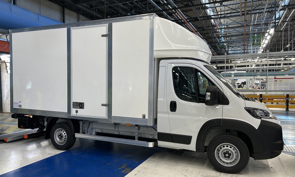 Stellantis electric Luton van