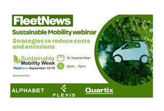 Fleet News Sustainable Mobility webinar: Strategies to reduce costs and emissions