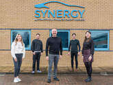Synergy Car Leasing team: Lucy Croft, Marcus Benn, Paul Parkinson, Paul Feather, Natalie O’Connell