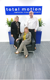 Total Motion announces new board. Pictured are directors  Jayne Stansfield (seated) Claire Timms and Simon Hill