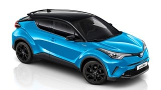 Cyan Blue Toyota C-HR Design