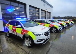 Vauxhall Fire Rescue vehicles