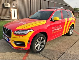 Essex and Herts Air Ambulance Service chooses Volvo XC90s as ground response vehicles