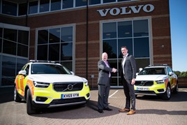 Nick Harris, The Executive Director of Operations at Highways England and Matt Galvin, Sales Director, Volvo Car UK
