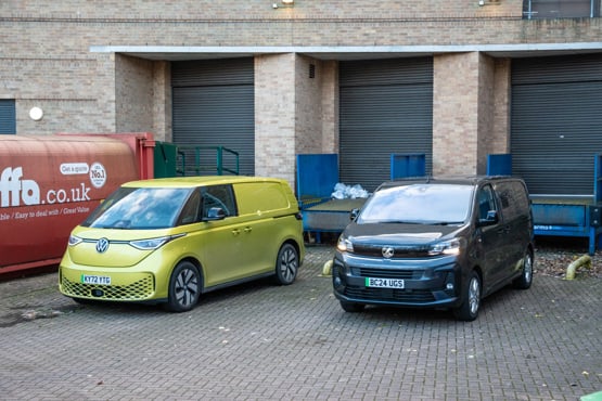 VW ID Buzz and Vauxhall Vivaro E