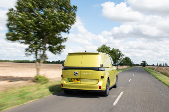 VW ID Buzz Cargo driving