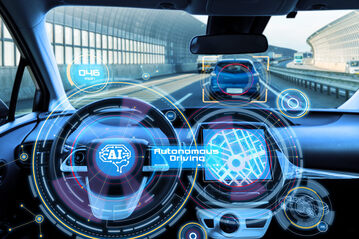 Autonomous car dashboard displays