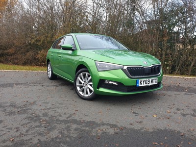 Skoda Scala 1.0 TSI SE L Rallye Green