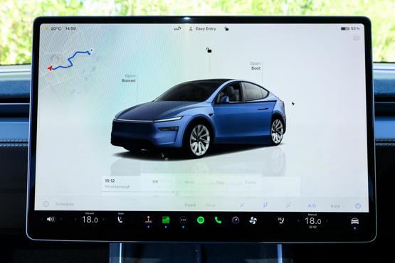 Tesla infotainment