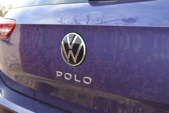 VW polo rear logo