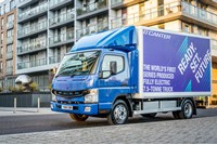 Fuso eCanter electric truck test 2018 