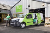 Renault ZE van being used by The Felix Project
