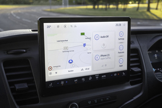 Ford E-Transit infotainment