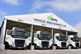 Abbey Logistics trucks 