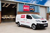 Avis van at new commercial vehicle supersite