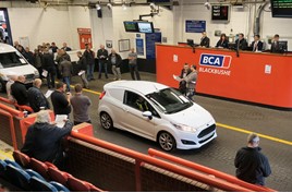 Average values of fleet and lease LCVs sold at BCA fell 2.3% to £8,180 in June