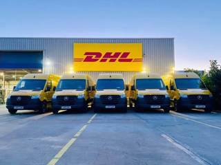 DHL van fleet