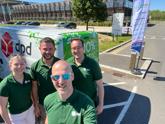 DPD staff taking part in Great British EV Rally