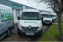 Asbestos removal contractor Enviraz has added 18 Renault Master and seven Kangoo models to its fleet.