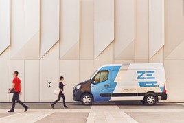 Renault zero emission electric van