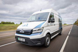First Hydrogen van at HORIBA MIRA test track