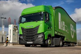 Fraikin supplied AO CNG truck refuelling
