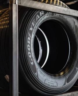 Goodyear truck tyre retreading