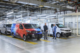 The 1.5 millionth Vauxhall Vivaro on the production line at Luton