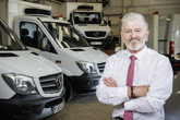 Steve Hall at Mercedes-Benz dealer Ciceley Commercials
