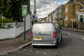 Electric Vauxhall van entering London's ULEZ 