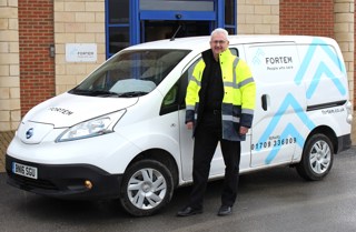 Nissan e-NV200, electric vans, Fortem fleet. 