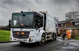 Nuneaton & Bedworth Borough Council Mercedes-Benz Econic refuse truck