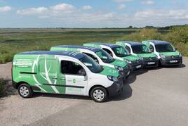 Portsmouth City Council Renault Kangoo Maxi electric vans