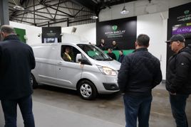 Used van at Aston Barclay auction