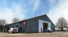 Exterior of Renault Truck Commercials dedicated van and light commercial vehicle site in Tipton, West Midlands