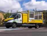 Ringway's fully electric 7.2-tonne IVECO Daily cage tipper