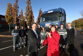 Ryder has donated a Euro-5 Iveco Stralis to Stephenson College in Coalville, where its Apprentice Technicians study.