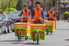 Sainsbury's electric cargo bike fleet