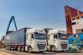 Shoreham Port trucks
